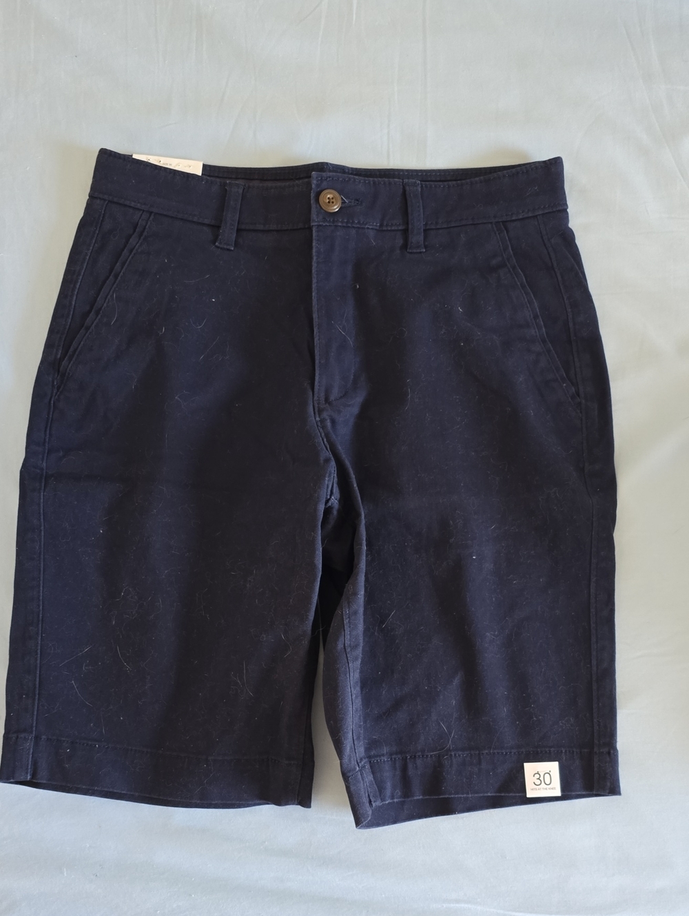 Sonoma FLEXWEAR Navy Flat-Front Men's Shorts Size 30